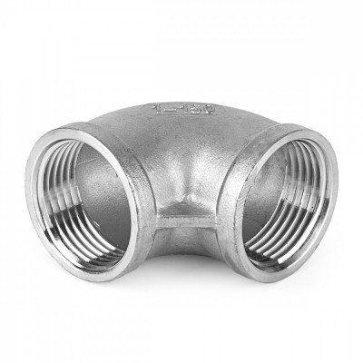 Отвод 90° нержавеющий AISI 304/316 PN16 вн-вн